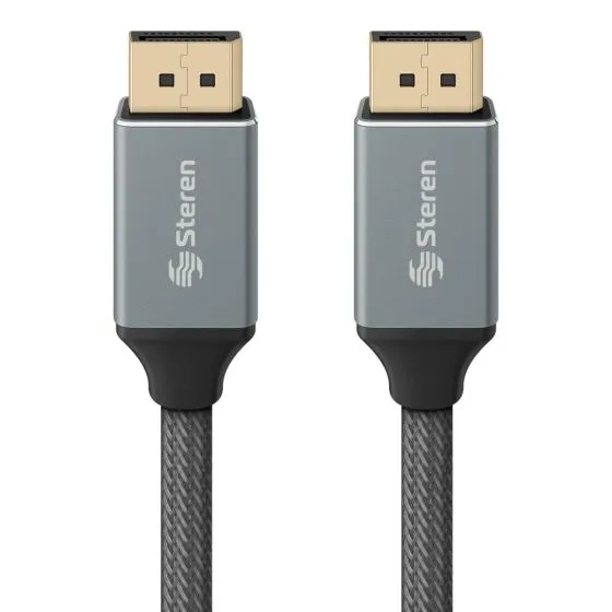 CABLE DISPLAYPORT STEREN ULTRA HD 8K 2 METROS